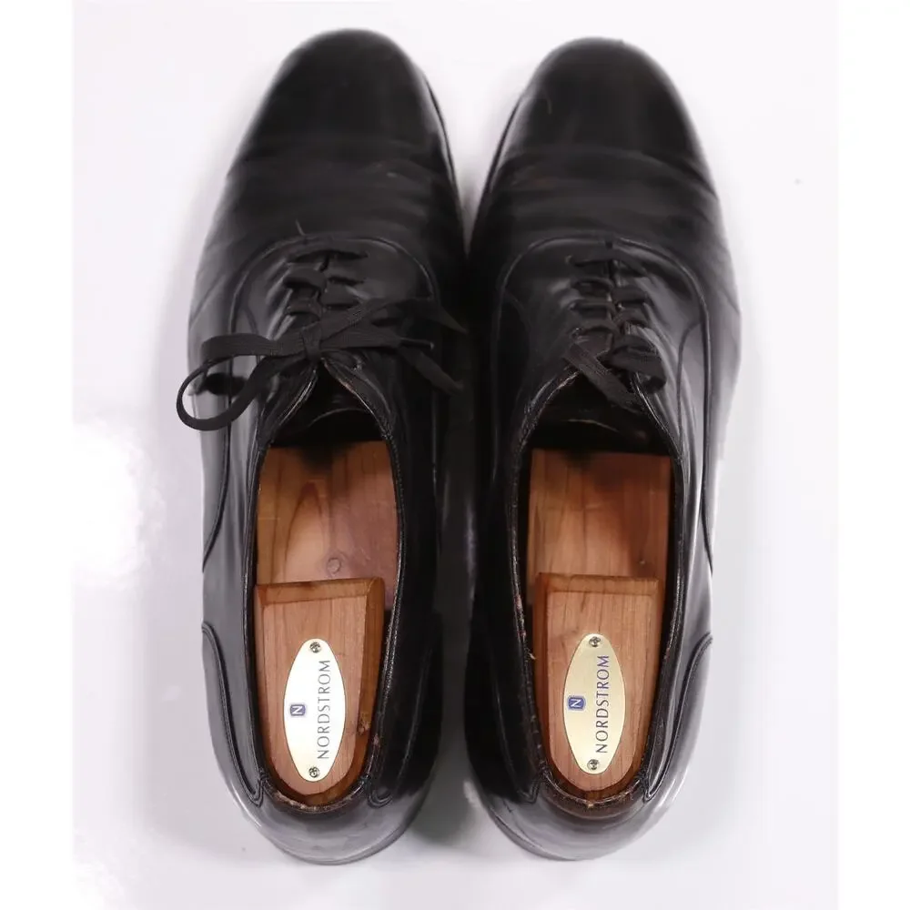 Cole Haan Made in England Black Lace-Up Oxford Leather Dress Shoes Mens 11 D